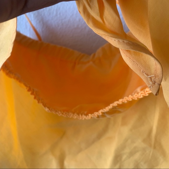 ❌SOLD❌Zara Orange Handkerchief Top Size Small - Picture 11 of 16